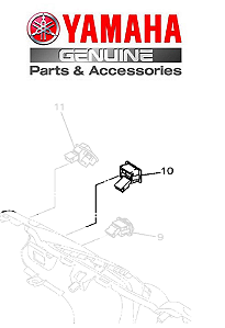 INTERRUPTOR DO PISCA PARA FLUO 125 2023 E 2024 ORIGINAL YAMAHA